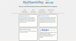 Desktop Screenshot of biopharmguy.com